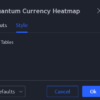 currency heatmap 2 style
